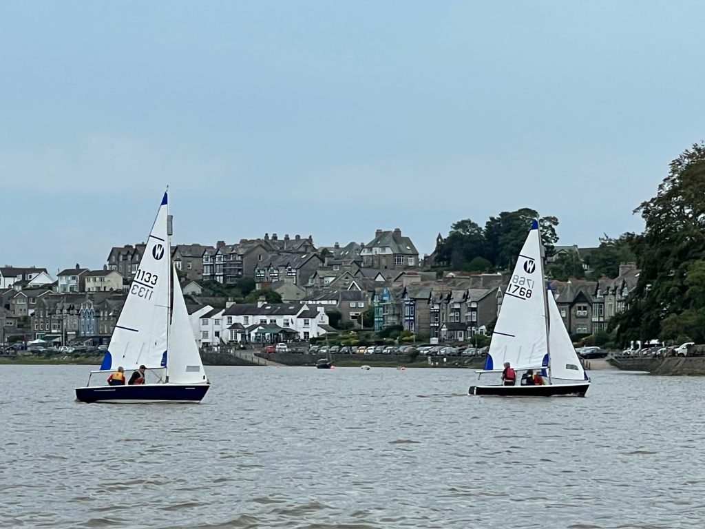 Wanderers Race Monday - Arnside behind